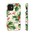 Christmas Holly on a Golden Background - Impact Resistant Phone Case iPhone 12 Mini Matte